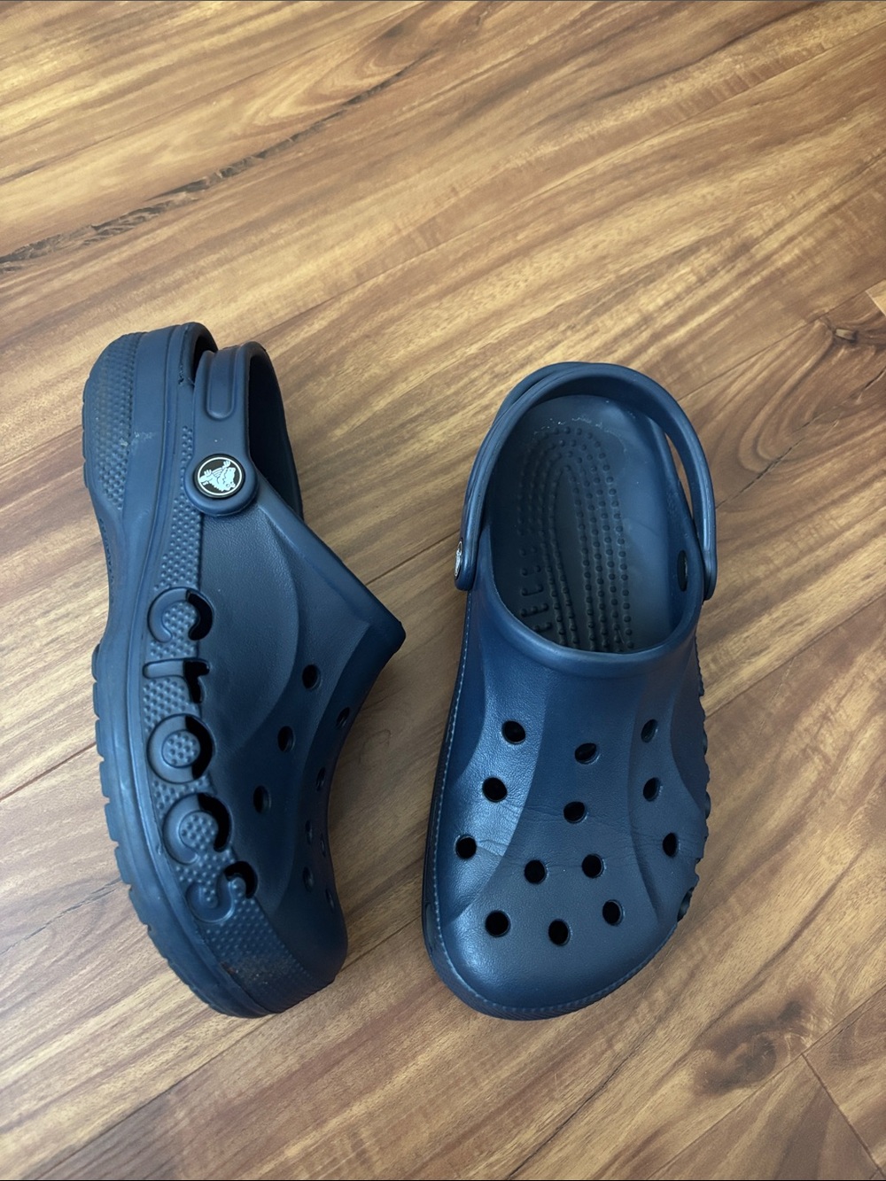 Navy Blue Crocs Baya Clog